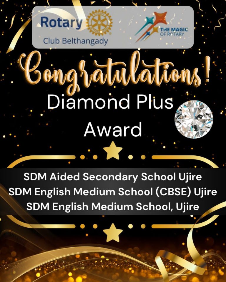 Schools Shine at RI District 3181 Awards, recieves Prestigious ‘Diamond Plus’ Honor