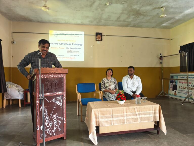 Workshop titled “Oxford Advantage Pedagogy”