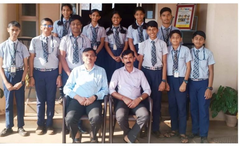 School students achieve 100%  in Karnataka Grade Drawing Exam