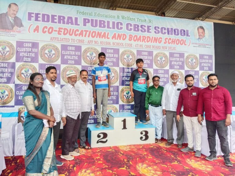 Silver Medal for SDM English Medium School Student Pratham V. Shetty