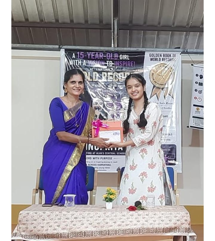 Young Achiever Vishnupriya Pai Inspires Students at School